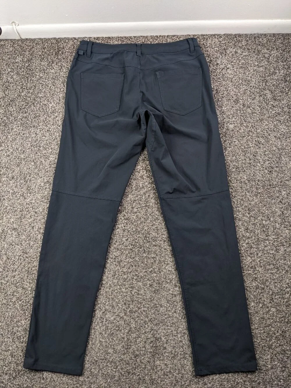 2022 Lululemon Pants ABC Classic Fit Warpstreme Melanite Gray 32x32 M5ADFS
